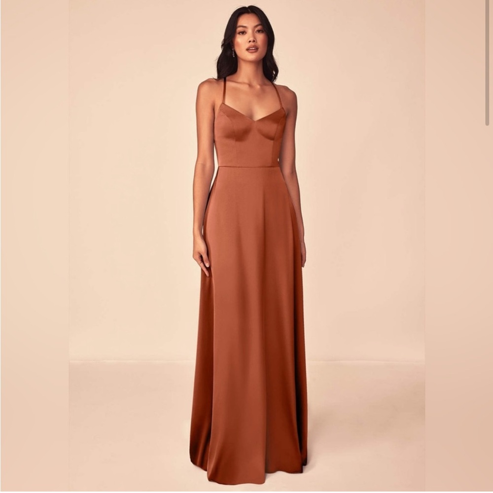 Satin Maxi Dress